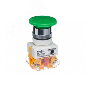 Кнопка зеленая AEA-22 Гриб 220В ВK-22 - SE (DEKraft)