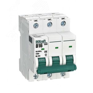 Авт. выкл. ВА103-3P-016A-D (12369DEK) - Schneider Electric
