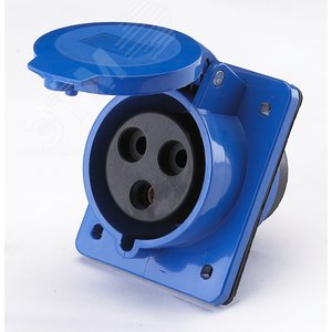 Розетка скрытая 2P+PE 32А 220В IP4 423 (26053DEK) - DEKraft
