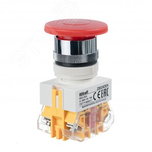 Кнопка красная AEA-22 Гриб 220В ВK-22 - SE (DEKraft)