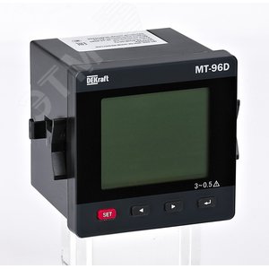 Мультиметр цифровой 72х72мм трехфазный, вход 100В 1А, LCD-дисплей МТ-72D (51411DEK) - DEKraft