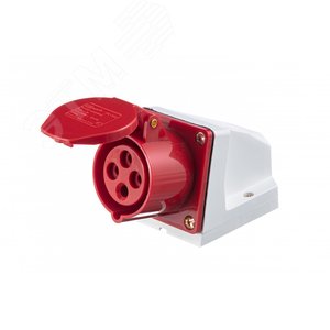 Розетка кабельная стационарная 16А 3Р+РЕ IP44 (26029DEK) - DEKraft