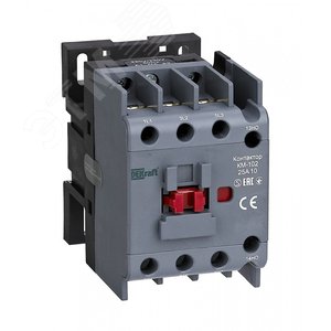 Контактор 25А 220В/230В АС3 АС4 1НО КМ-102 - SE (DEKraft)