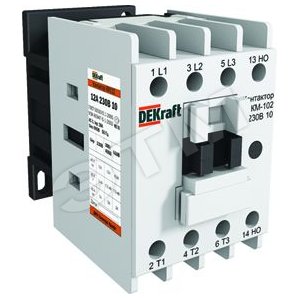 Контактор 18А катушка управления 230В AC 1НО - DEKraft