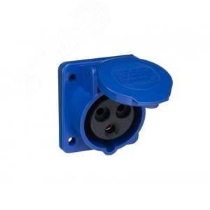 Розетка скрытая 2P+PE 16А 220В IP4 413 (26050DEK) - DEKraft