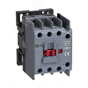 Контактор 32А 230В_АС АС3_ АС4 1НО+1НЗ КМ-102 - SE Dekraft