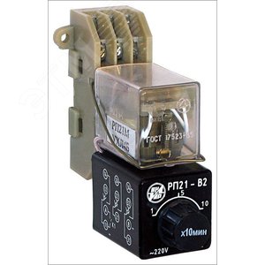 РП21М-003В1 УХЛ4 1-10сек 24В пост. с розеткой типа