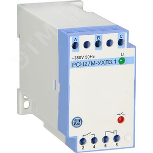 РСН-27М 380В 0,1-10сек 1з1р на DIN-рейку реле - ЧЭАЗ г.Чебоксары