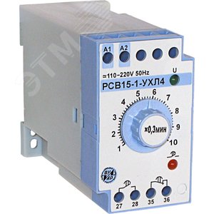 РСВ-15-1 24В 1-10сек на DIN-рейку реле (29452)