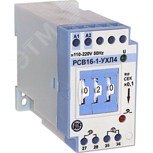 РСВ-16-2 24В пост./перем. 1-999 сек. на DIN-рейку