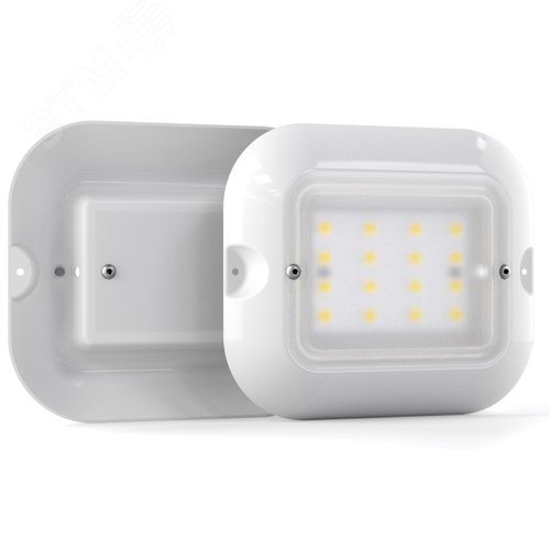 Светильник светодиодный ДБП-9Вт, IP20, 5000К, 1100 Лм, 220В, молочный рассеиватель, Medusa