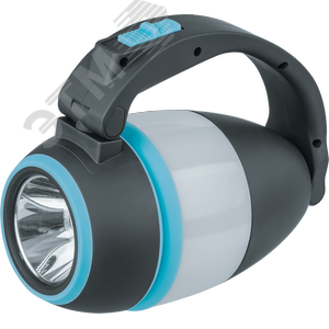 Фонарь светодиодный NPT-CA16-ACCU 1COB LED 5Вт+1LED 3Вт 240Лм 100м аккумуляторный прожектор+кемпинг+настольный пластик 1.5Ач - Navigator Group
