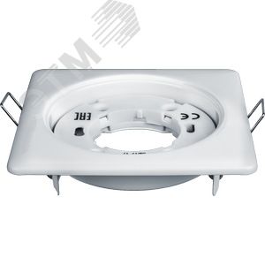 Светильник ДВО-15w GX53 без лампы квадратный белый