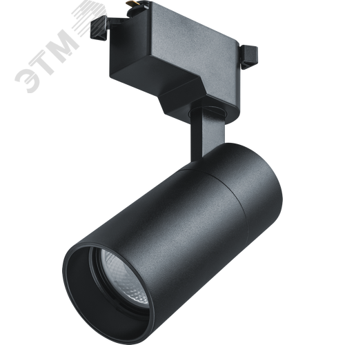 Светильник трековый светодиодный на шинопровод NLT-T1-1L-15W-840-BL-LED однофазный черный 15 Вт 4000К - Navigator Group, артикул 37784