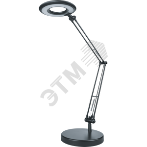 Светильник настольный светодиодный NDF-D018-9W-4K-BL-LED на основании черный (61005 NDF-D018) - Navigator Group