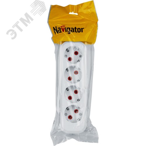 Колодка NCA-BL01-04-E-WH 4гн с/з пластик 2