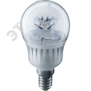 LED 7вт E14,белый,прозр.шар Navigator - Navigator Group