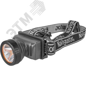 Фонарь NPT-H10-ACCU,LED,аккум.налобный,пласт.Navig - Navigator Group