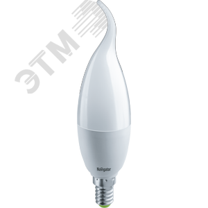 Лампа светодиодная LED 8.5вт Е14 теплый матовая свеча на ветру (61330 NLL-FC37) - Navigator Group