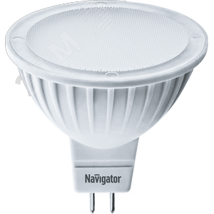 Лампа светодиодная LED 7вт 230в GU5.3 диммируемая тепло-белая - Navigator Group