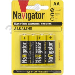 Батарейка NBT-NPE-LR6-BP4 - Navigator Group