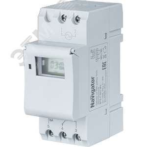 Таймер Navigator 61 559 NOTRE-D01-GR на DIN-рейку электронный - Navigator Group