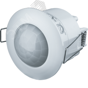 Датчик движения ИК встраиваемый 1200w 360 градусов 6м IP33 белый - Navigator Group