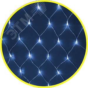 Гирлянда новогодняя светодиодная NGF-N01-156B-12-1.5x1.5m-230-TR-IP20 - Navigator Group