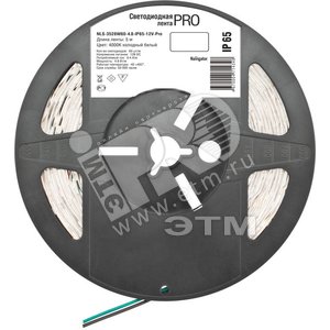 Лента светодиодная LEDх60/м 5м 4.8w/m 12в IP65 Pro белая (71434 NLS-PRO) - Navigator Group
