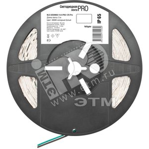 Лента светодиодная LEDх60/м 5м 14.4w/m 12В IP65 Pro белый (71443 NLS-PRO) - Navigator Group