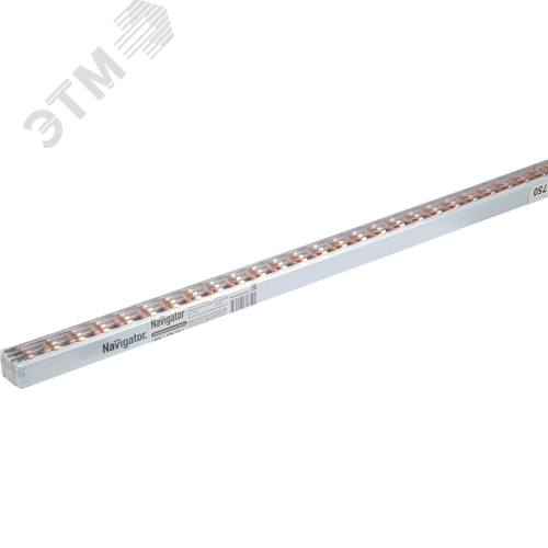 Шина соединительная типа PIN (штырь) 1-фазная 100А1м NBB-L-PIN-100-1 - фото 2