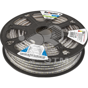 Лента светодиодная LEDx60/м 1м 4.8Вт/м 220В IP67 синий (71772 NLS-3528) - Navigator Group