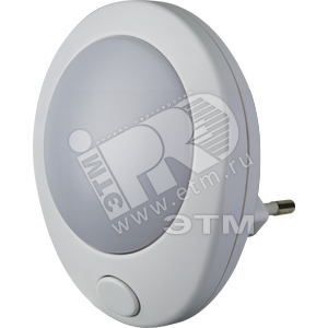 Ночник светодиодный 0.5w LED NNL-SW05-WH с выключателем белый (71975 NNL-SW05) - Navigator Group