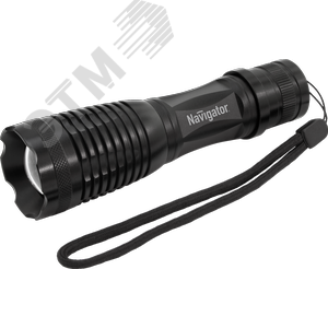 Фонарь светодиодный NPT-CM11-3AAA CREE 3Вт LED 130лм 200м ировка металл - Navigator Group