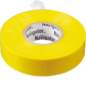 Изолента ПВХ желтая 15мм 20м - Navigator Group
