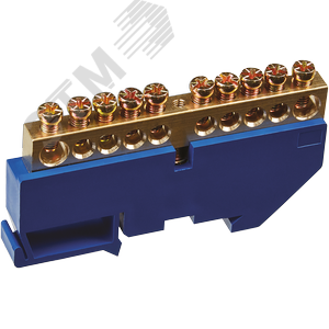 Шина нулевая на DIN-изол NBB-M812-10D/B - Navigator Group