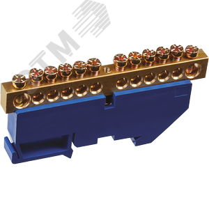 Шина нулевая на DIN-изол NBB-M812-12D/B - Navigator Group