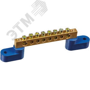 Шина нулевая на двух угловых изол NBB-M69-8C2/B - Navigator Group