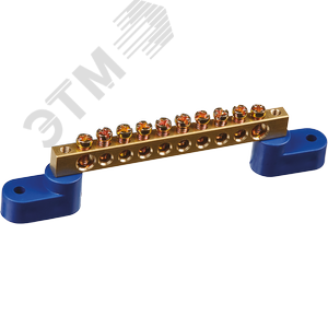 Шина нулевая на двух угловых изол NBB-M69-10C2/B - Navigator Group