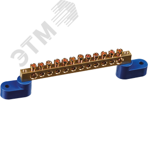 Шина нулевая на двух угловых изол NBB-M69-12C2/B - Navigator Group
