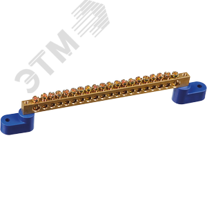 Шина нулевая на двух угловых изоляторах NBB-M69-20C2/B - Navigator Group