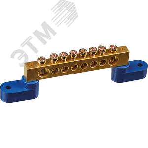 Шина нулевая на двух угловых изол NBB-M812-8C2/B - Navigator Group