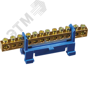 Шина нулевая на DIN-изол тип Стойка NBB-M69-12P/B - Navigator Group