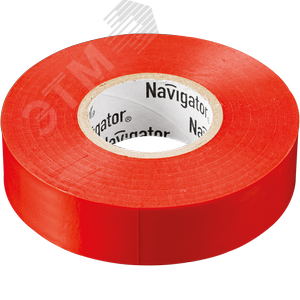 Изолента ПВХ красная 15мм 10м NIT-B15-10/R - Navigator Group