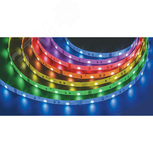 Лента светодиодная 7.2Вт/м 12В RGB IP20 30LED/м NLS-5050 5м - Navigator Group