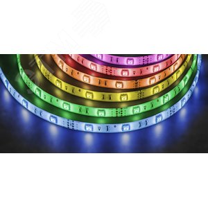 Лента светодиодная 7.2Вт/м 12В RGB IP65 30LED/м NLS-5050-PRO 5м