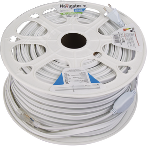 Лента светодиодная 9Вт/м 220В синий IP67 92LED/м NLS-2835-NEONLED 20м - Navigator Group