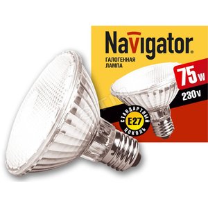 Лампа галогенная КГВ 75вт 220в E27 95мм (94229 NH-PAR30) - Navigator Group
