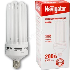 Лампа КЛЛ 200/840 E40 D126x348 8U Navigator (94276 NCL-8U) - Navigator Group