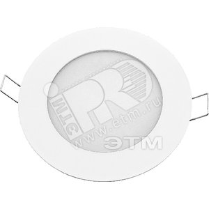 Светильник светодиодный ДВО-6Вт 3000К 360Лм slim белый (94342 NLP-R1) - Navigator Group